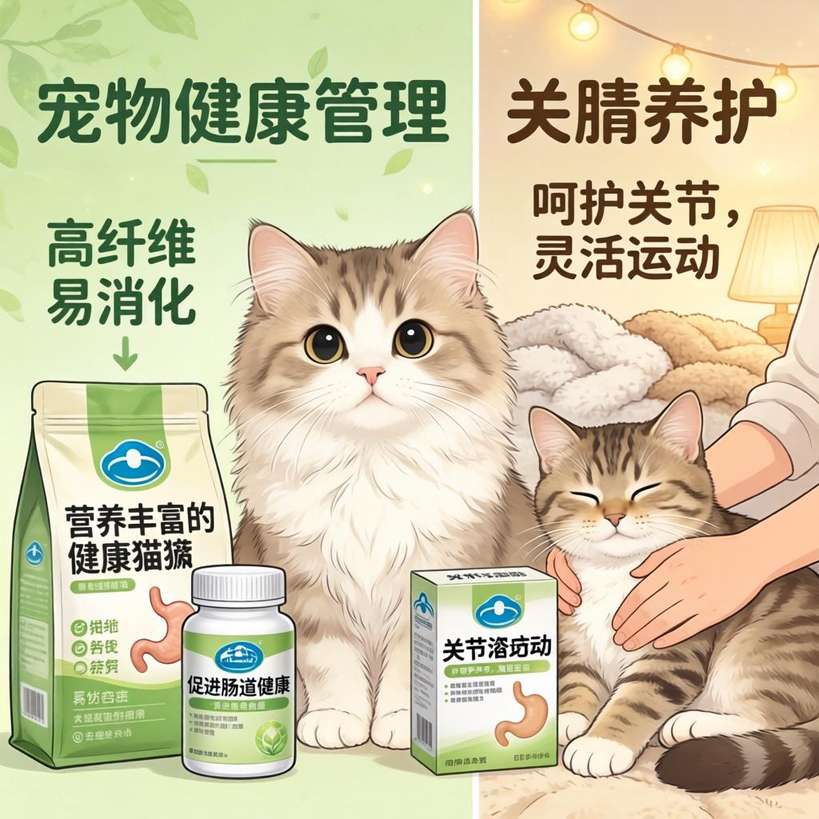 宠物肠胃关节养护健康管理全攻略