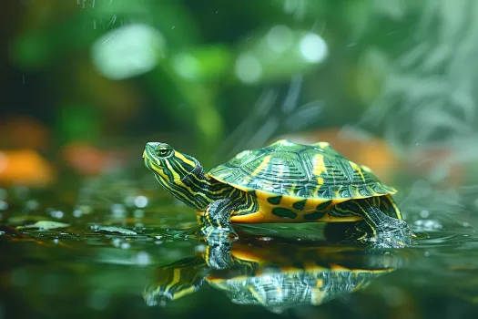 乌龟晒背的科学原因与四大健康益处详解