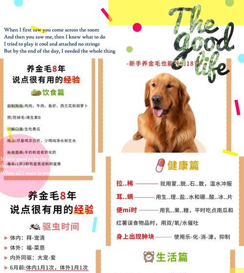 金毛掉毛原因及科学管理方法