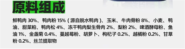 鸭肉梨狗粮测评:降火美毛效果佳,但需注意玉米小麦过敏 鸭肉梨狗粮测评:降火美毛效果佳,但需注意玉米小麦过敏