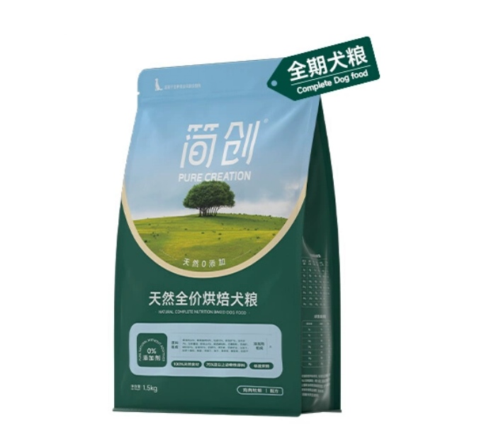 简创0添加天然烘焙狗粮评测，高鲜肉含量营养分析