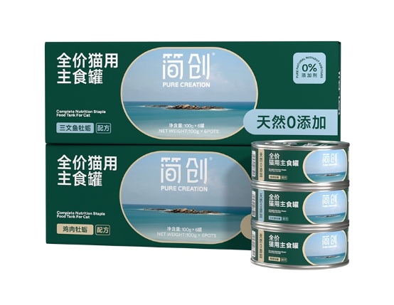 简创猫用主食罐鸡肉牡蛎配方测评 营养价值高适口性好 简创猫用主食罐鸡肉牡蛎配方测评 营养价值高适口性好