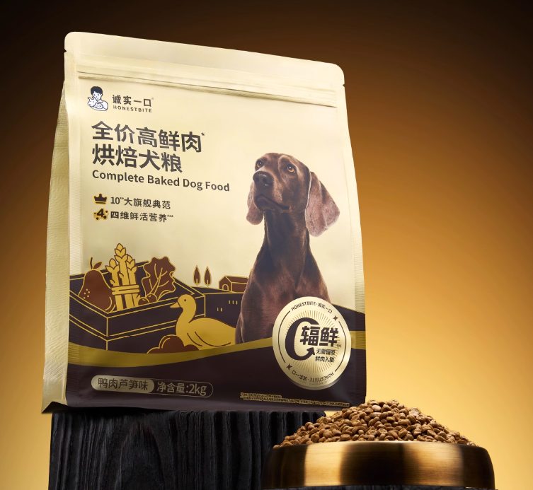 诚实一口黑金鲜肉烘焙犬粮全面测评：“泪痕克星”还是营销噱头？