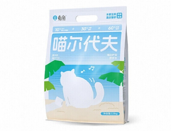 有鱼喵尔代夫木薯混合猫砂测评 结团好不粘底除臭效果佳