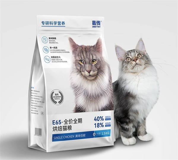 嘉传E65烘焙猫粮测评：92%动物性原料高性价比国产猫粮