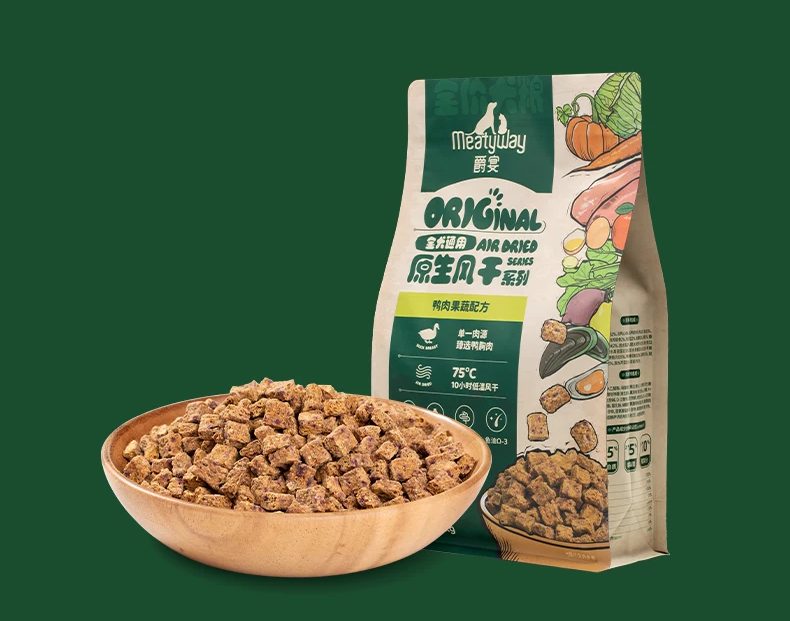 爵宴鸭肉果蔬风干犬粮测评 营养配比合理适合成犬