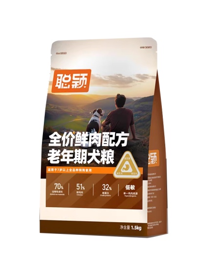 聪颖老年犬粮评测：营养配比适中适合多数老年犬食用