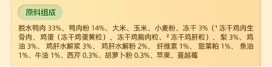 好主人鸭肉梨冻干犬粮测评:适口性佳但营养偏低 好主人鸭肉梨冻干犬粮测评:适口性佳但营养偏低