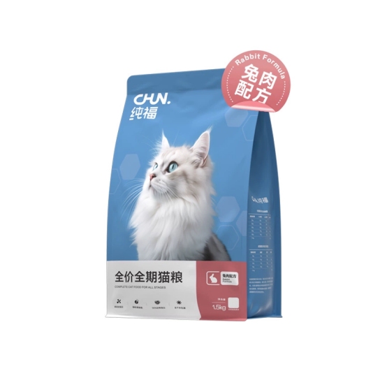 纯福兔肉猫粮评测｜高蛋白易消化配方全解析