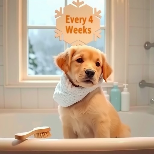 科学解析冬季小狗洗澡频率及注意事项