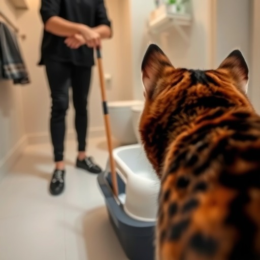 清理猫砂成与猫咪互动关键 创造亲密关系的日常方式