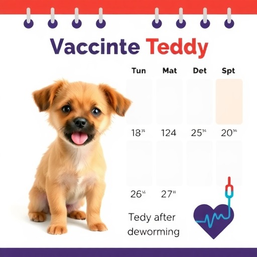 泰迪驱虫后打疫苗的科学时间安排与注意事项