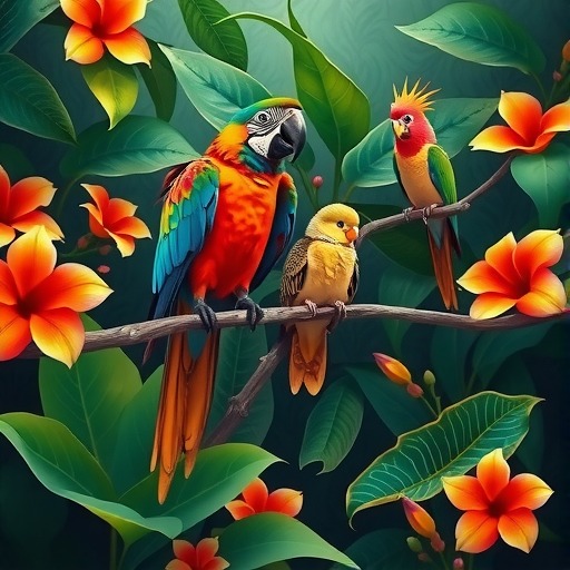 鹦鹉品种解析：多样类型与独特特征