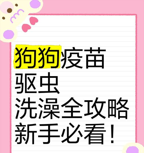 如何科学地进行驱虫和洗澡？（养成良好的驱虫和洗澡习惯，守护健康生活）
