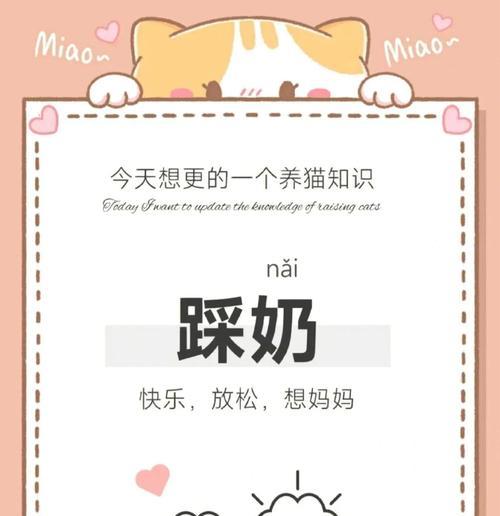 猫咪踩奶康复时间究竟需要多长？（探究猫咪踩奶行为的康复时间及关键因素）