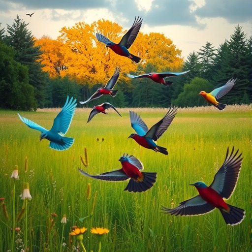 农村常见七种鸟类生态角色与栖息地特征