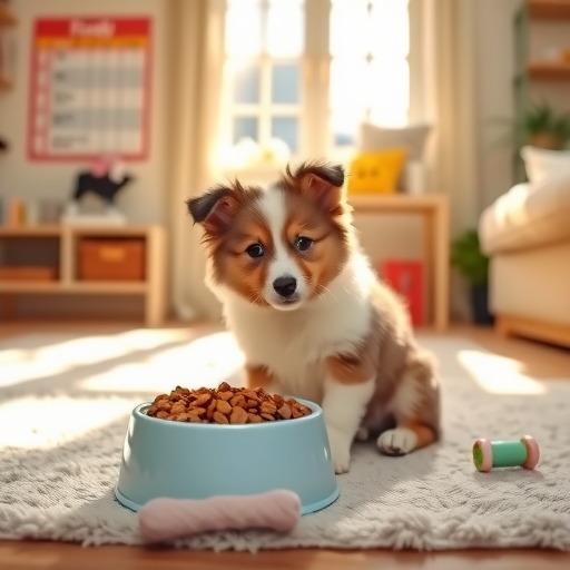 小牧羊犬喂食时间及分阶段饮食建议