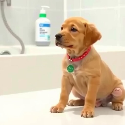 狂犬疫苗后科学护理小狗洗澡注意