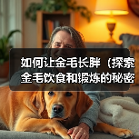 金毛增肥技巧与科学喂养指南｜实用增重全攻略