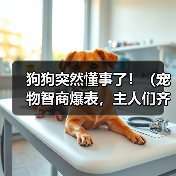 宠物狗突然懂事的15个感动瞬间｜情感陪伴全攻略