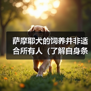 养萨摩耶犬需综合评估自身条件与宠物需求全攻略 养萨摩耶犬需综合评估自身条件与宠物需求全攻略