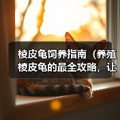 棱皮龟饲养全攻略｜新手必看的健康养殖技巧