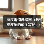 棱皮龟饲养全攻略｜新手必看的健康养殖技巧