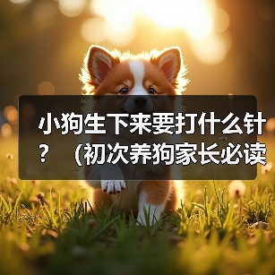 小狗疫苗接种关键时间表及注意事项全攻略 小狗疫苗接种关键时间表及注意事项全攻略