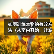 科学如厕训练打造宠物健康生活全攻略