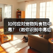 宠物狗食物中毒怎么办?救治与预防全解析 宠物狗食物中毒怎么办?救治与预防全解析