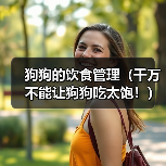 科学喂养狗狗 避免过量饮食保持健康