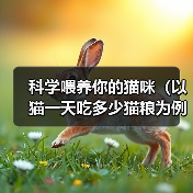 科学喂养猫咪：控制猫粮摄入量的实用指南