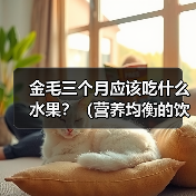 金毛三个月宝宝能吃哪些水果?适合推荐 金毛三个月宝宝能吃哪些水果?适合推荐