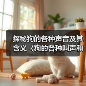 狗的叫声藏着多少秘密?揭秘狗狗各种声音背后的含义 狗的叫声藏着多少秘密?揭秘狗狗各种声音背后的含义