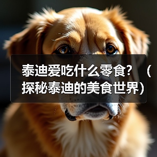 泰迪爱吃什么零食?(探秘泰迪的美食世界) 泰迪爱吃什么零食?(探秘泰迪的美食世界)