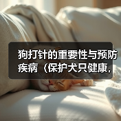 狗打针的重要性与预防疾病(保护犬只健康,疫苗注射不可或缺) 狗打针的重要性与预防疾病(保护犬只健康,疫苗注射不可或缺)