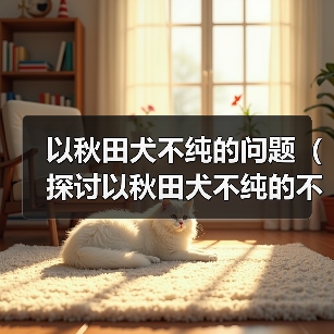以秋田犬不纯的问题（探讨以秋田犬不纯的不良影响及饲养建议）
