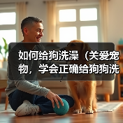 如何给狗洗澡（关爱宠物，学会正确给狗狗洗澡）