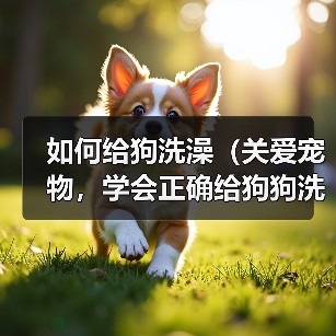 如何给狗洗澡（关爱宠物，学会正确给狗狗洗澡）