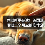 两个月英国短毛猫怎么吃才健康？饮食全攻略