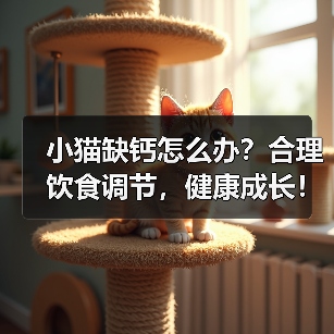 小猫缺钙怎么办？合理饮食调节，健康成长！（为小猫提供适宜的食物，预防钙缺乏问题）
