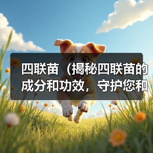 四联苗（揭秘四联苗的成分和功效，守护您和家人的健康）
