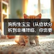 狗狗生宝宝(从症状分析到幸福降临,你需要知道的一切!) 狗狗生宝宝(从症状分析到幸福降临,你需要知道的一切!)