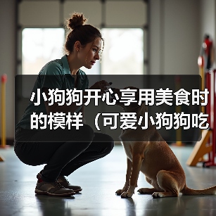 小狗狗开心享用美食时的模样(可爱小狗狗吃食物时的无尽欢乐) 小狗狗开心享用美食时的模样(可爱小狗狗吃食物时的无尽欢乐)