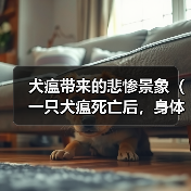 犬瘟带来的悲惨景象（一只犬瘟死亡后，身体经历了怎样的变化？）