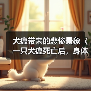 犬瘟带来的悲惨景象（一只犬瘟死亡后，身体经历了怎样的变化？）
