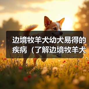 边境牧羊犬幼犬易得的疾病（了解边境牧羊犬幼犬常见疾病及预防措施）