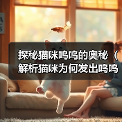 探秘猫咪呜呜的奥秘(解析猫咪为何发出呜呜声) 探秘猫咪呜呜的奥秘(解析猫咪为何发出呜呜声)