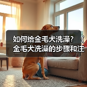 如何给金毛犬洗澡?(金毛犬洗澡的步骤和注意事项) 如何给金毛犬洗澡?(金毛犬洗澡的步骤和注意事项)