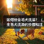 如何给金毛犬洗澡?(金毛犬洗澡的步骤和注意事项) 如何给金毛犬洗澡?(金毛犬洗澡的步骤和注意事项)